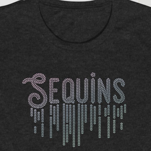 Stylized Sequins Print