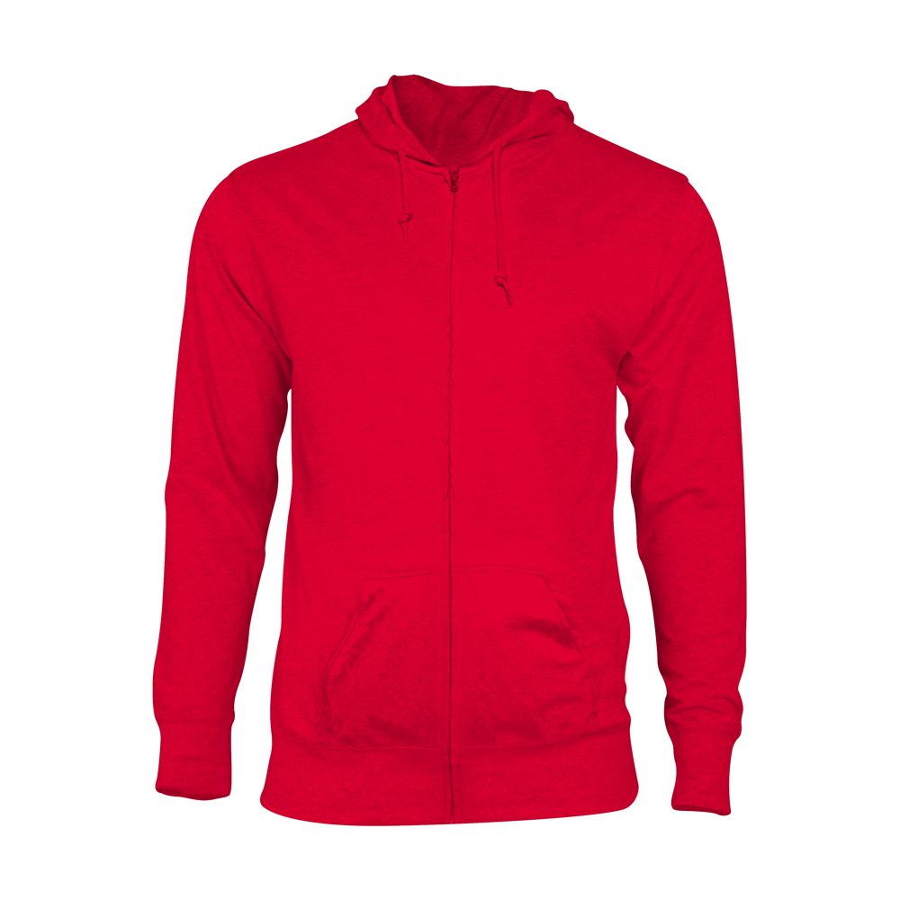 E8710 Unisex L/S Zip Hoodie Tee